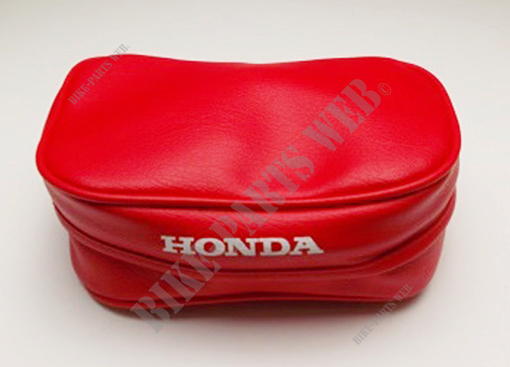 Tool bag replica Honda XR red starting , white letters - SACOCHE OUTILS RED R134